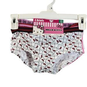 Hello Kitty Girls Briefs, 4 pack, Size 10, NWT